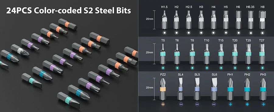 Ecolero™ Screwdriver Set | Magnetic Multi-Tool Kit for DIY, Home & Electronics Repair
